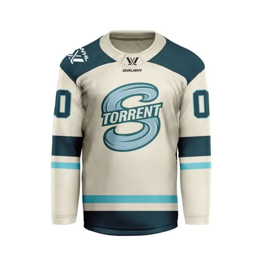 Discover Personalized Seattle Torrent 2025/26 Away V-shaped Hockey Shirt Men's Fan Gear