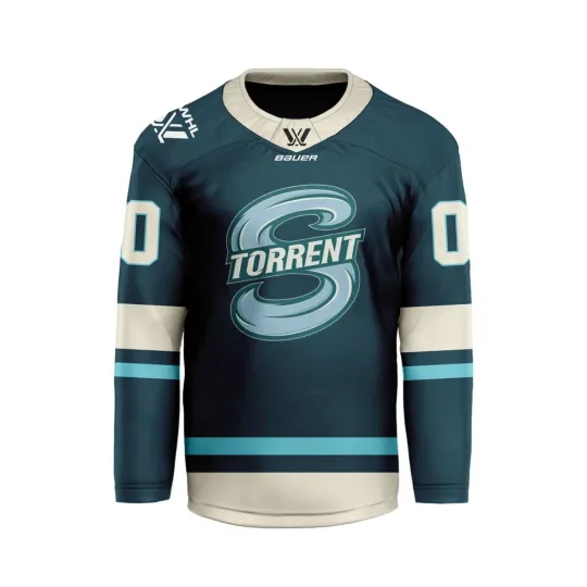 Discover Personalized Seattle Torrent 2025/26 Home V-shaped Hockey Shirt Men's Fan Gear