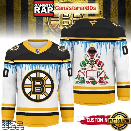 Personalized Boston Bruins Christmas 2025 Hockey Shirt Men's Fan Gear Gift