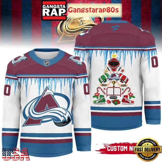 Discover Personalized Colorado Avalanche Christmas 2025 Hockey Shirt Men's Fan Gear Gift