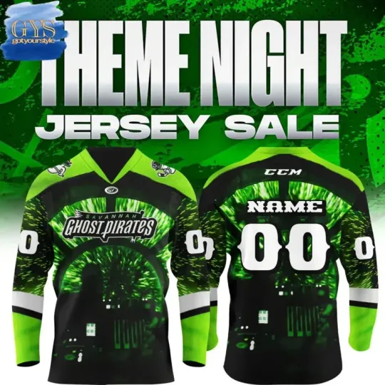 Discover Savannah Ghost Pirates Star Wars Night 2025 Hockey Jersey, Gift For Fans, Christmas Gift