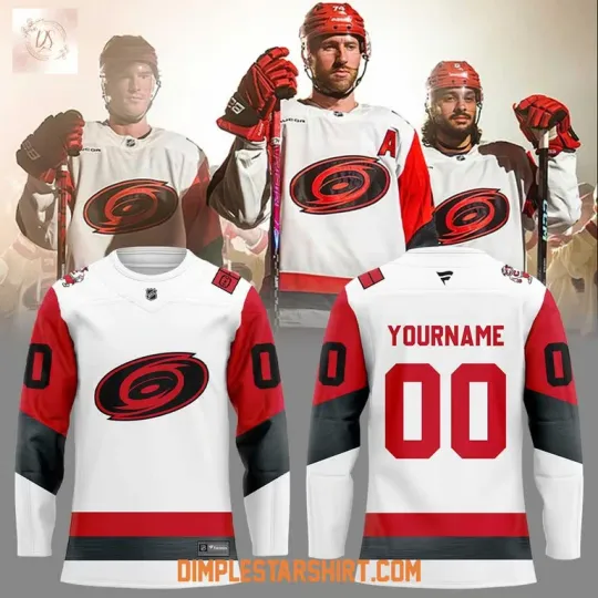 Discover Caro Hurricanes New Uniforms 2025 Hockey Jersey Reprint, Gift For Fans, Christmas Gift
