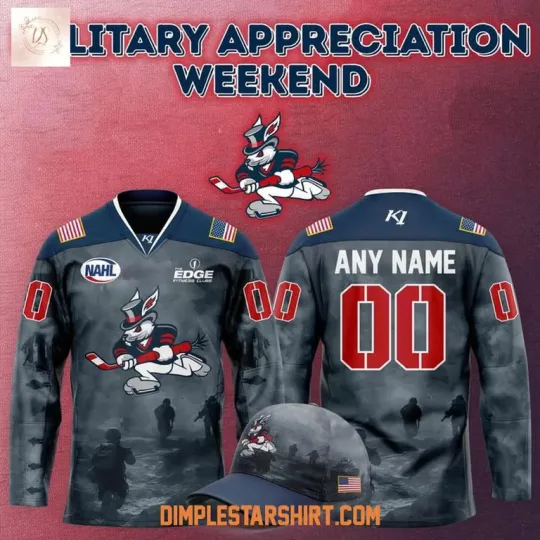 Dan Military Appreciation Night 2025 Hockey Jersey Reprint, Gift For Fans, Christmas Gift