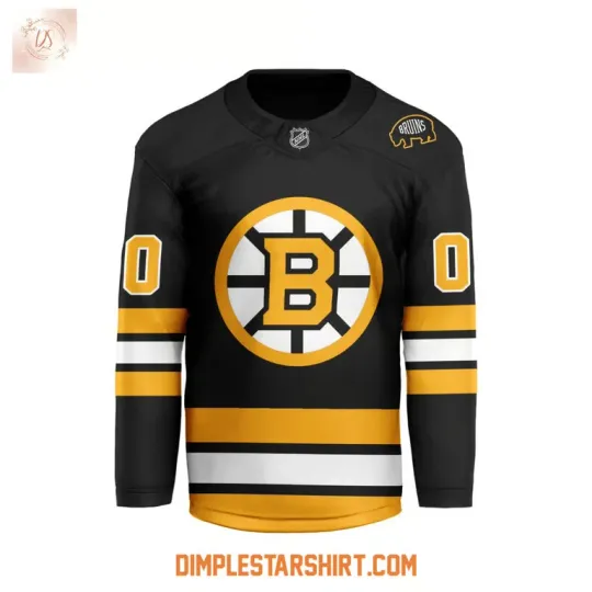 Discover BosB Personalized New 2025 2026 Home Hockey Jersey Reprint, Gift For Fans, Christmas Gift