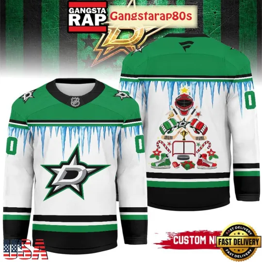 Personalized Dallas Stars Christmas 2025 Hockey Shirt Men's Fan Gear Xmas Gift