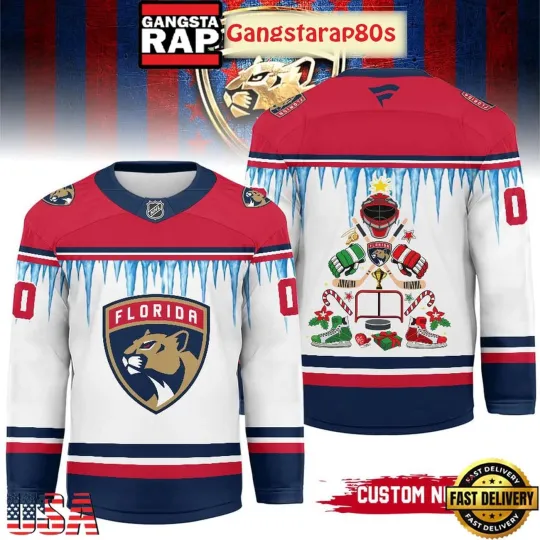 Personalized Florida Panthers Christmas 2025 Hockey Shirt Men's Fan Gear Gift