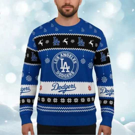 Discover D0 dger Back 2 Back World Series 2025 Champions Christmas Ugly Sweater
