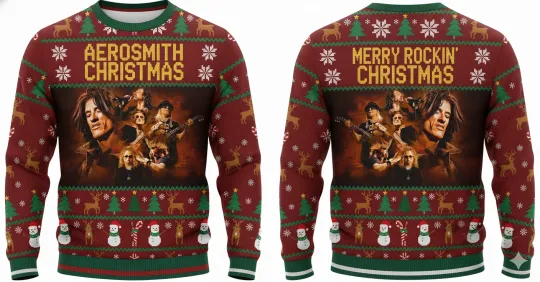 Discover Joe Perry Sets 2025 Tour With Members Aerosmith To S-5XL UGLY SWEATERS