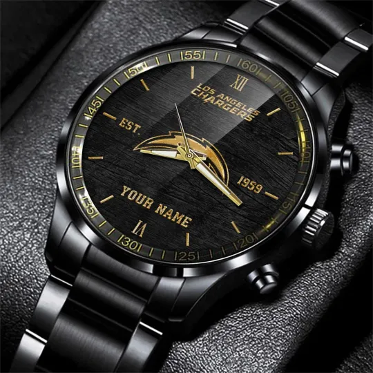 Discover Chargers Stainless Steel Watch