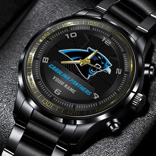 Discover Panthers Stainless Steel Watch
