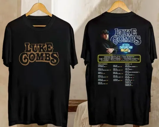 Discover 2026 Lukee Comb My Kinda Saturday Night Tour Shirt, Lukee Comb Tour