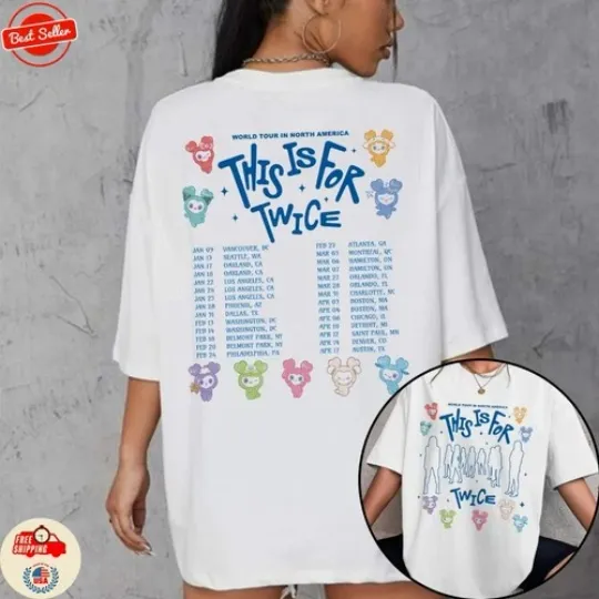 Discover Twice This is for World Tour in US 2026 T-shirt