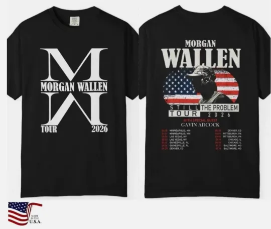 Discover Wallen Western Still The Problem 2026 Tour Merch Gift Fan T-Shirt