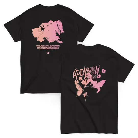 Discover ADDISON RAE 2025 - 2026 Tour Shirt Headphones On Unisex