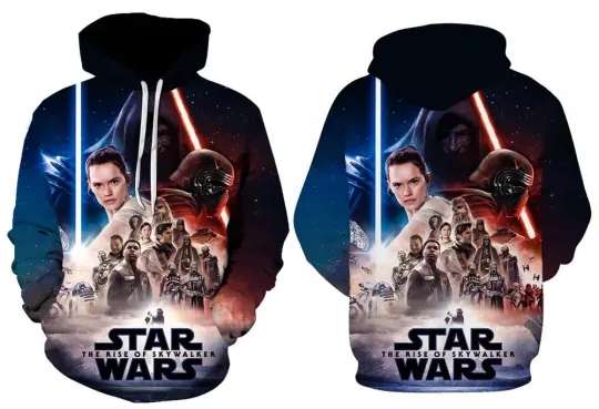 Star Wars Hoodie - Anakin Skywalker Pullover Hoodie 3D The Rise of Skywalker
