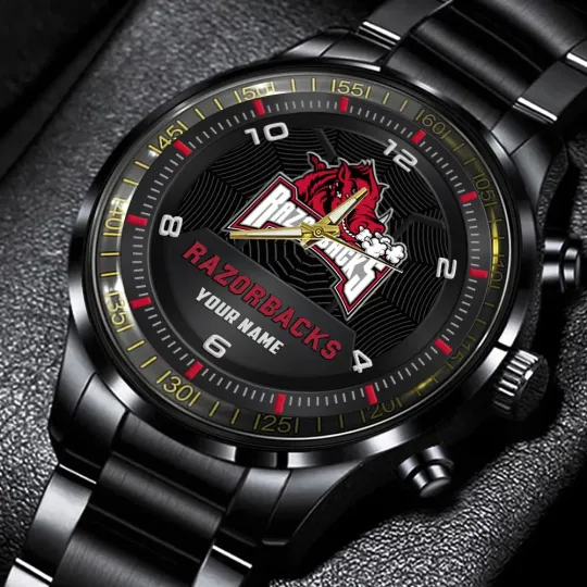 Discover Razorbacks Stainless Steel Watch