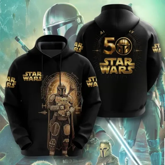 Discover Star Wars A New Hope 50th Anniversary Hoodie All Over Print Apparel