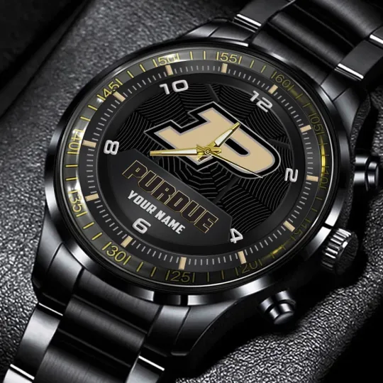 Purdue Stainless Steel Watch