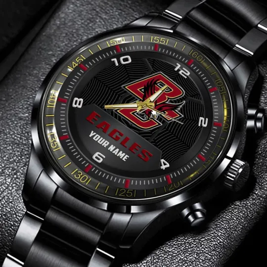 Discover Eagles Stainless Steel Watch
