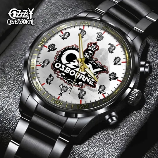 Discover Ozzy Osbourne Black Stainless Steel Watch