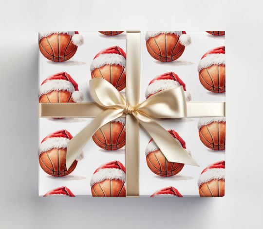 Discover Basketball Wrapping Paper Roll Basketball Christmas Basketball Gift Wrap Roll, Gift Wrapping Basketball Lovers Wrapping
