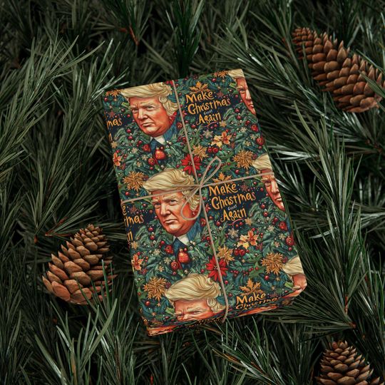 Make Christmas Great Again, Christmas Wrapping Paper - Holiday Gift Wrap for Joyful Celebrations