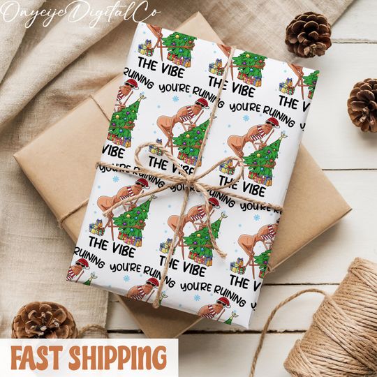 Discover Marcus The Worm Christmas Wrapping Paper, Viral Meme Xmas Gift Wrap, Festive Holiday Presents Packaging