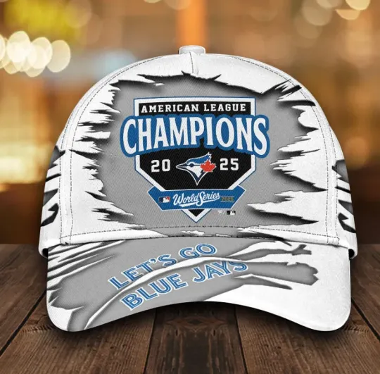 Discover Toronto Blue Jays AOP Baseball Cap, American League Champions Classic Cap