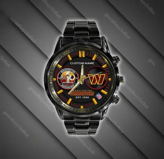 Discover Commanders Champions Stainless Steel Custom Watch