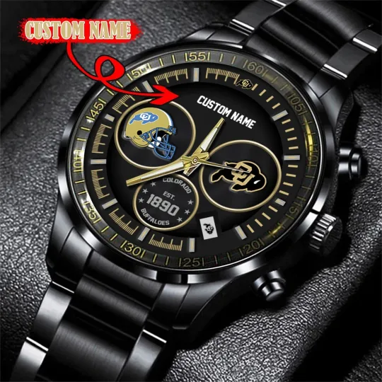 Discover Buffaloes Black Stainless Steel Watch