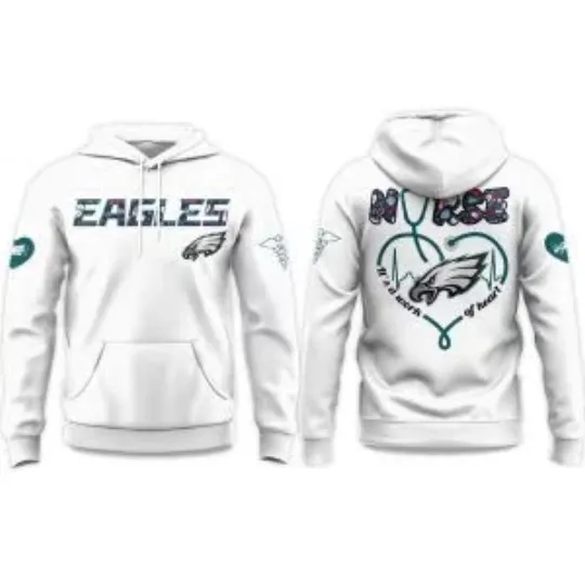 Discover E@gles NURSES NIGHT 2025 Hoodie