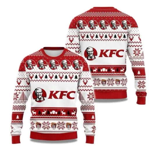 Kfc Kentucky Fried Chicken Ugly Christmas Sweater