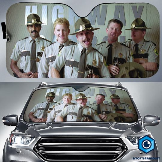 Discover Super Troopers Vintage Movie Car Sun Shade, Super Troopers Fan Gifts, Super Troopers Car Windshield, Gift for Dad