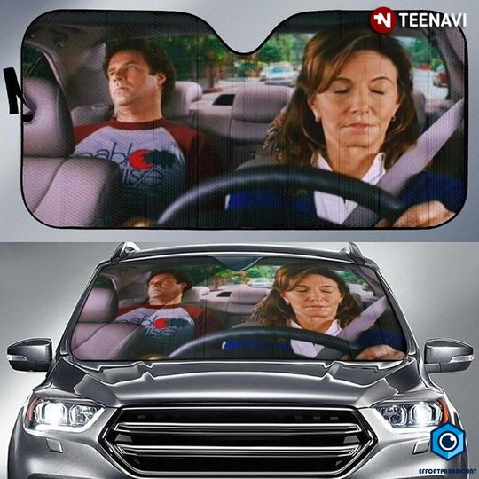 Discover Step Brothers Car Sun Shade, Funny Movie Scene Windshield Cover, Brennan & Mom, Vintage Movie Car Windshield
