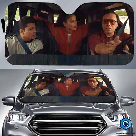 Discover Being Mexican-American Family Heritage Car Sun Shade, American Born with Mexican Roots