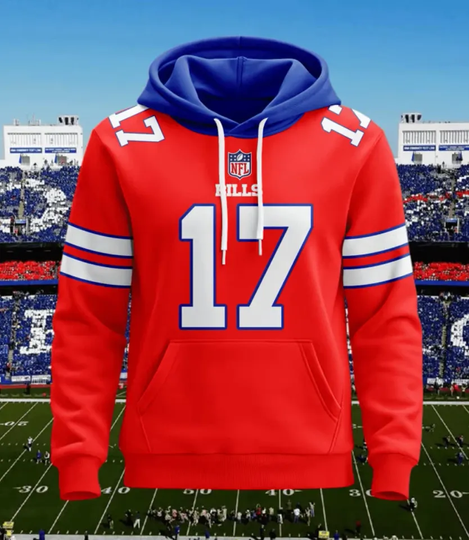 Discover Buff@l0 B!lls | Hoodie Style Jersey Custom Name And Number