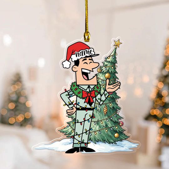 Discover Bus Driver Christmas Ornament,Personalized Ornament from The Pigeon Book Series,Character Xmas Decoration,Custom Gift for Kid 2025 G5PN06-03