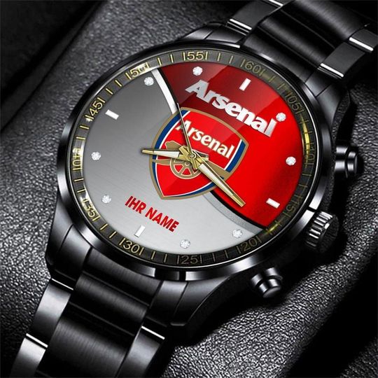 Discover Arsenal Black Stainless Steel Watch