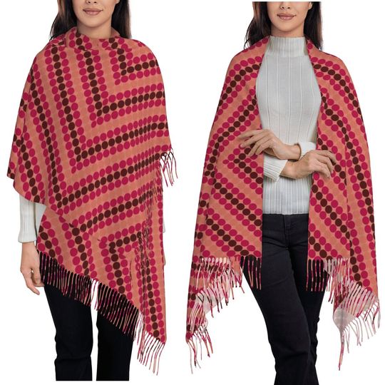 Sou Hiyori Japan Anime Shin Tsukimi YTTD Scarf Tassel Scarves Women Soft Warm Shawls and Wraps Long Fall Winter Shawl Wrap