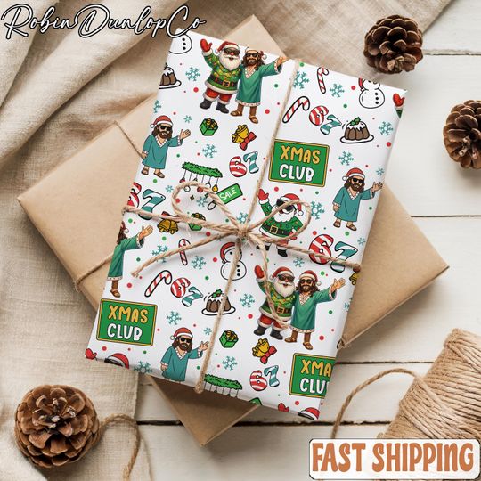Discover Santa And Jesus six seven 67 Wrapping Paper, Funny Gift Wrap for Birthdays, Holidays & Parties, 67 meme gifts, Gift Wrap for Teens