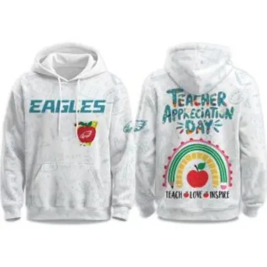 E@gles Teacher Appreciation Day 2025 Hoodie