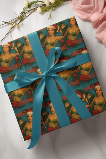 Discover Life of a showgirl swift inspired Christmas wrapping paper