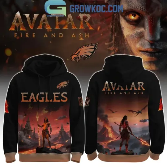 Discover Ph!l@del E@.gles x Avatar Fire And Ash 2025 Hoodie Shirt