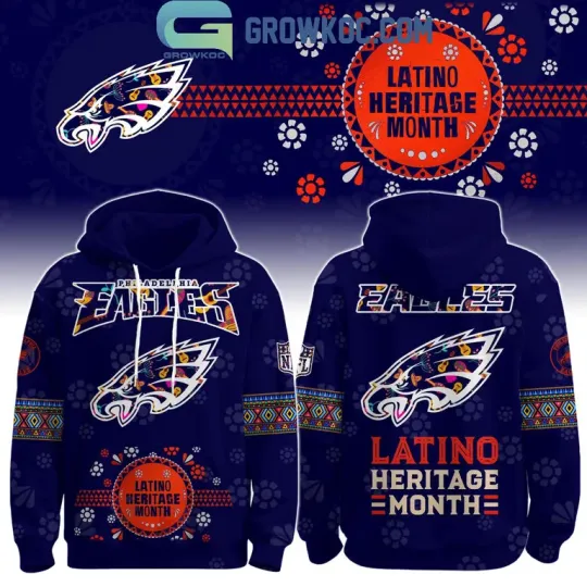 Discover Ph!l@del E@.gles Latino Heritage Month Hoodie T-Shirt
