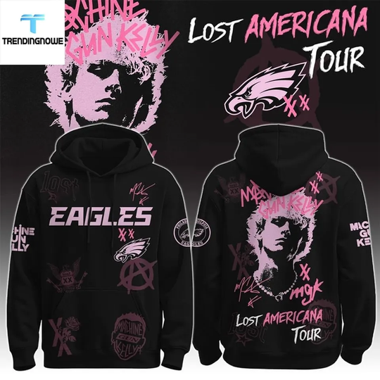 Ph!l@del E@.gles MGK Lost Americana Tour 2025 Shirt Hoodie, Gift For Fans, Christmas Gift