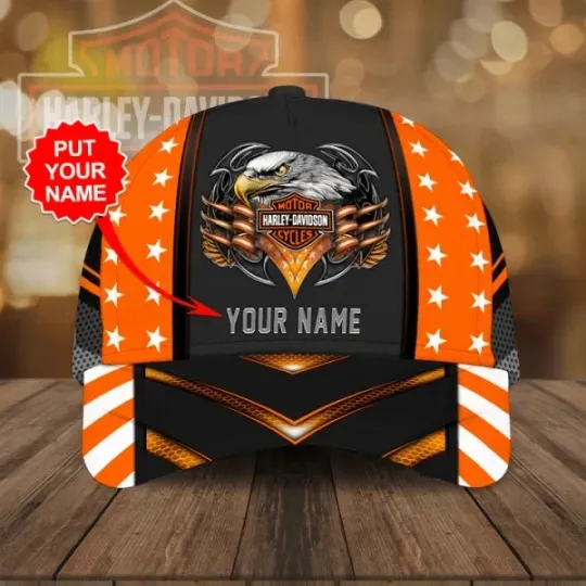 Personalized Harley Motor Racing Davidson Classic Cap Gift