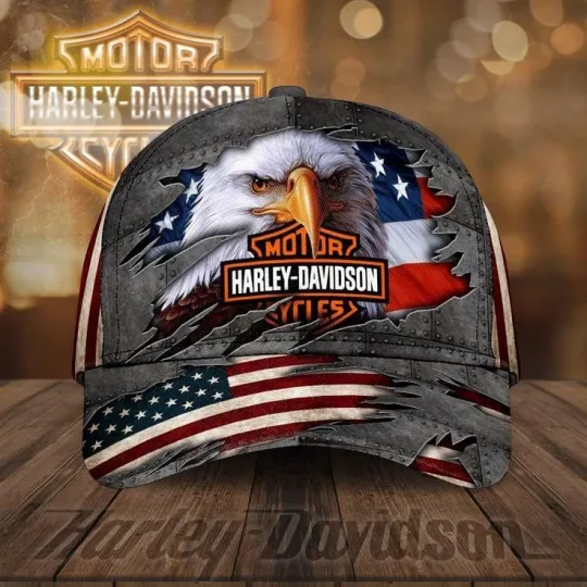 Discover Personalized Harley Motor Racing Davidson Classic Cap Gift, Gift For Fans, Christmas Gift