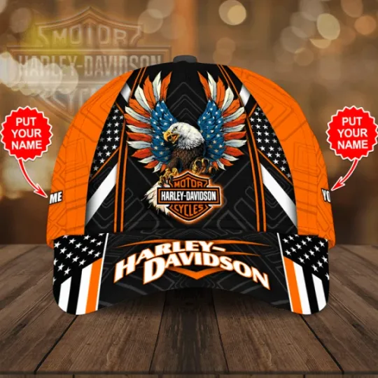 Discover Personalized Harley Motor Racing Davidson Classic Cap Gift, Gift For Fans, Christmas Gift