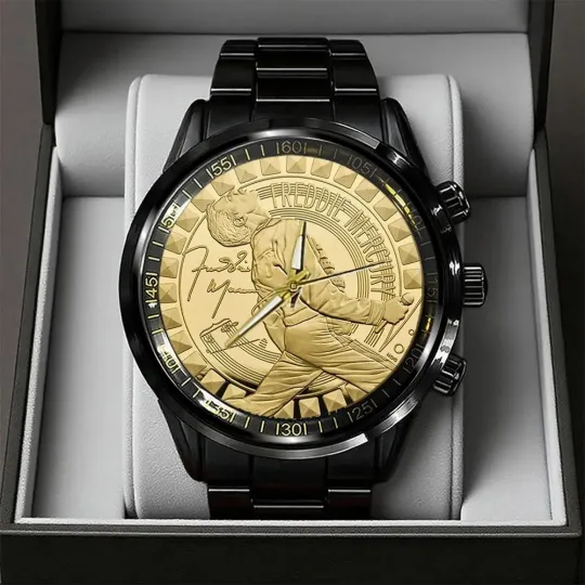 Discover Freddie Mercury Black Stainless Steel Watch