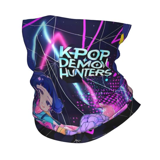 Kpop Demon Hunter Huntrix Face Mask Scarf